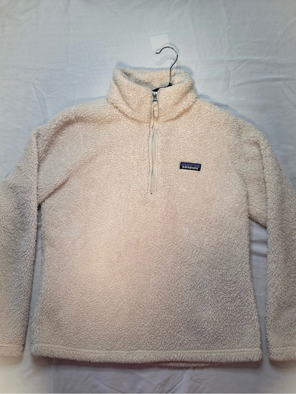 Patagonia Women's Sherpa Half-Zip Pullover - Cream